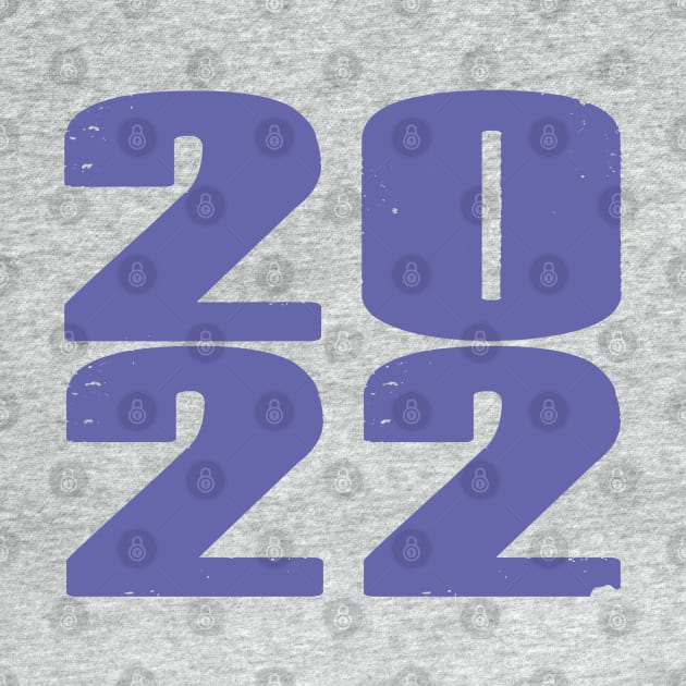 Color of the Year 2022 Very Peri Periwinkle Blue Typography by ellenhenryart